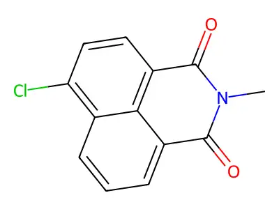 6-chloro-2-methyl-1H-benzo[de]isoquinoline-1,3(2H)-dione structure