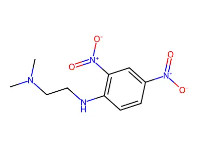 N'-(2,4-dinitrophenyl)-N,N-dimethylethane-1,2-diamine structure