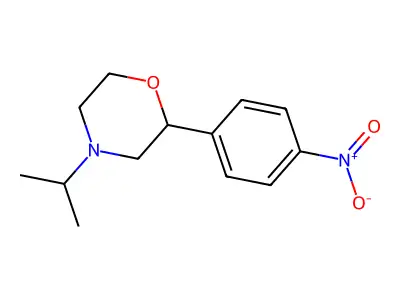 2-(4-Nitrophenyl)-4-isopropylmorpholine structure