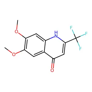 6,7-Dimethoxy-2-trifluoromethylquinolin-4-ol structure