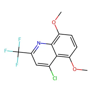4-Chloro-5,8-dimethoxy-2-(trifluoromethyl)quinoline structure