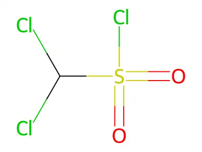 Dichloromethanesulphonyl chloride structure