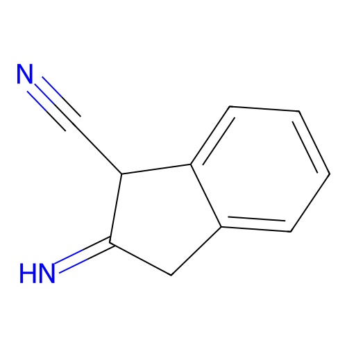 2-Imino-1,3-dihydroindene-1-carbonitrile structure