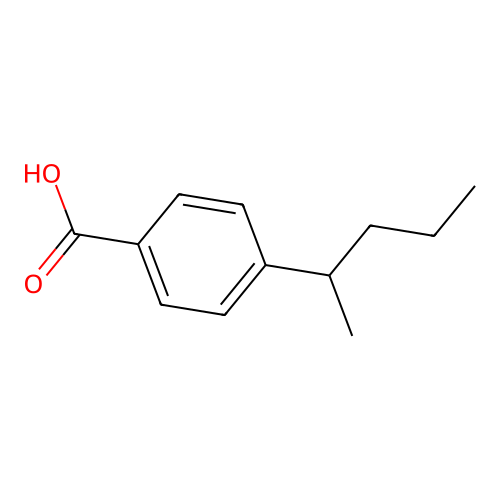 4-(Pentan-2-yl)benzoic acid structure