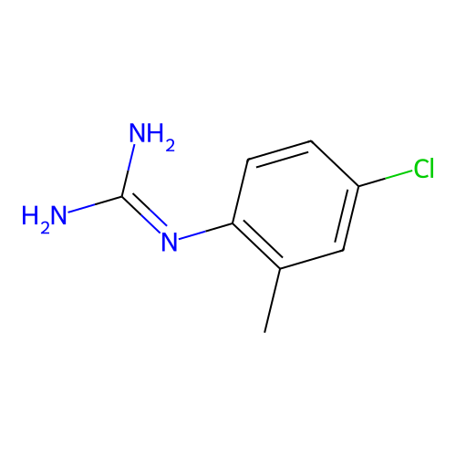 1-(4-Chloro-2-methylphenyl)guanidine structure