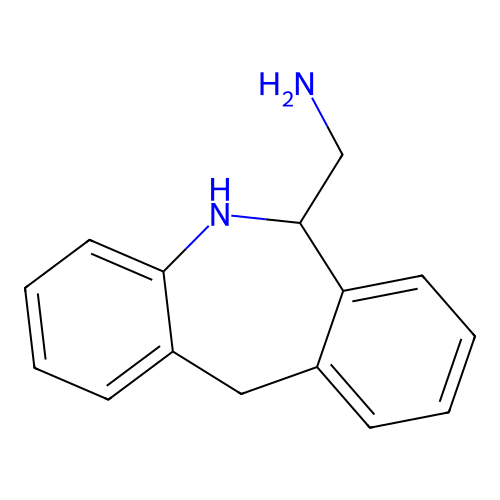 6,11-dihydro-5H-benzo[c][1]benzazepin-6-ylmethanamine structure