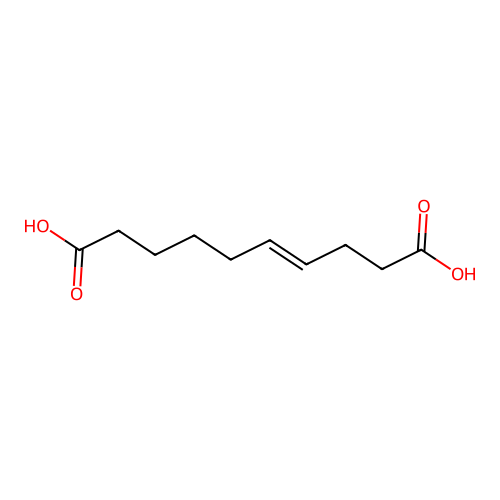 4-癸烯二酸 structure
