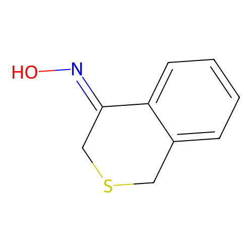 1H-isothiochromen-4(3H)-one oxime structure