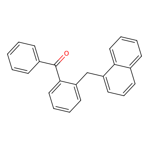 [2-(Naphthalen-1-ylmethyl)phenyl]-phenylmethanone structure