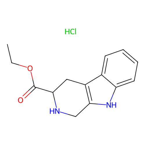 ethyl 2,3,4,9-tetrahydro-1H-pyrido[3,4-b]indole-3-carboxylate hydrochloride structure