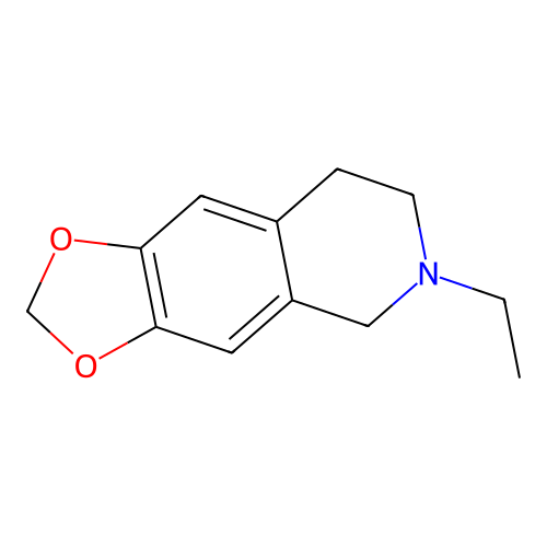 6-ethyl-7,8-dihydro-5H-[1,3]dioxolo[4,5-g]isoquinoline structure