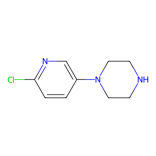 1-(6-Chloropyridin-3-yl)piperazine structure