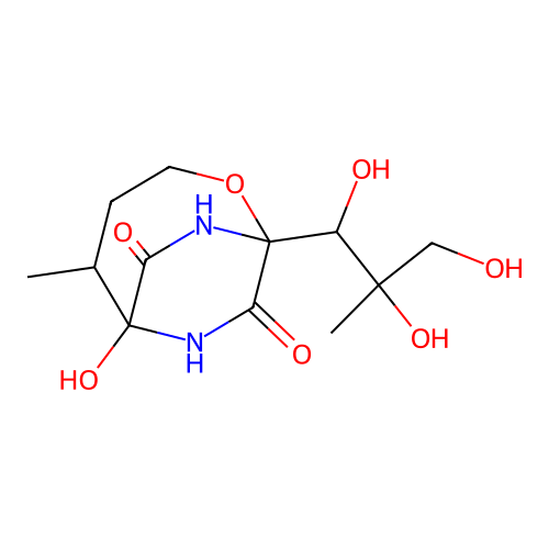 Dihydrobicyclomycin structure