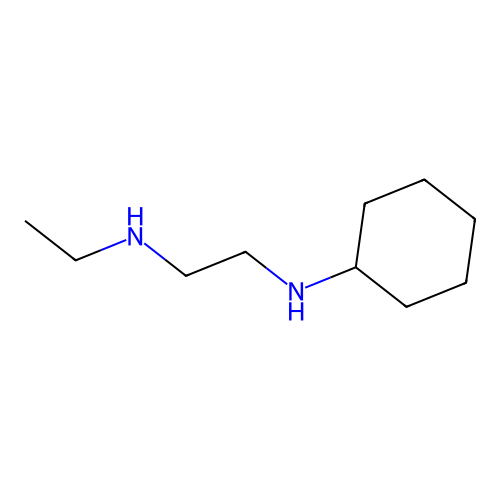 N-Cyclohexyl-N'-ethyl-1,2-ethanediamine structure