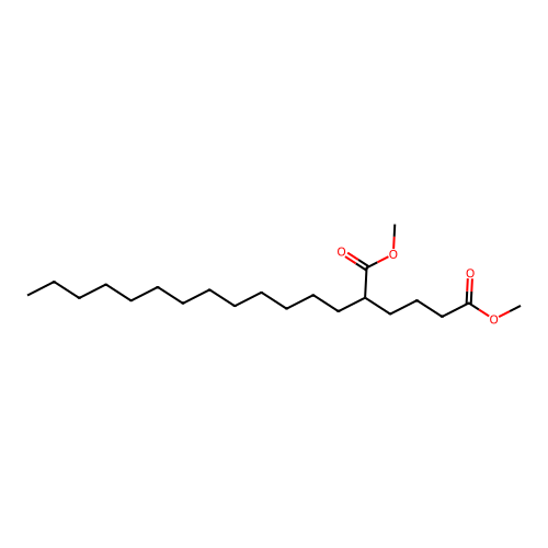 Hexanedioic acid, 2-tridecyl-, dimethyl ester structure