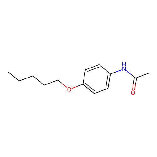 Acetamide, N-[4-(pentyloxy)phenyl]- structure