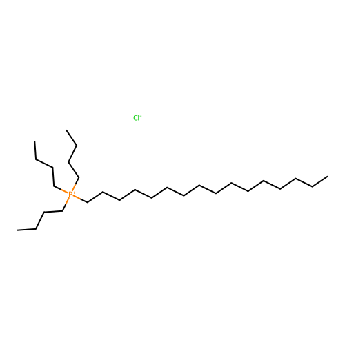 Phosphonium, tributylhexadecyl-, chloride structure