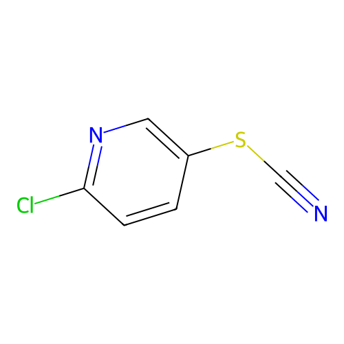 Pyridine, 2-chloro-5-thiocyanato- structure