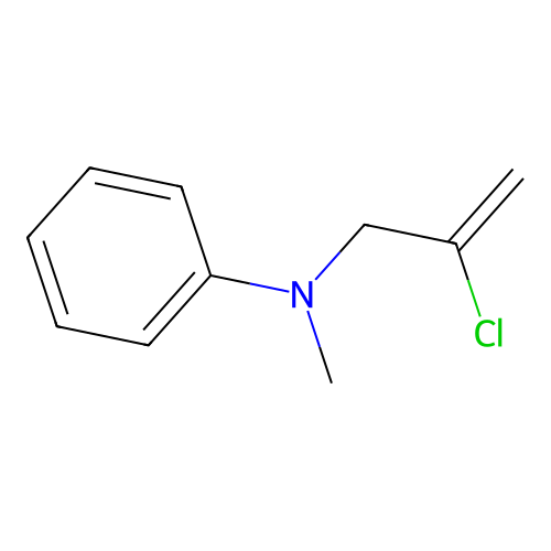 (2-Chloro-allyl)-methyl-phenyl-amine structure