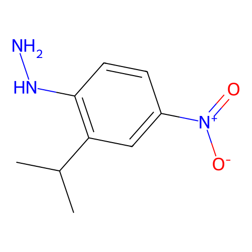 (4-Nitro-2-propan-2-ylphenyl)hydrazine structure