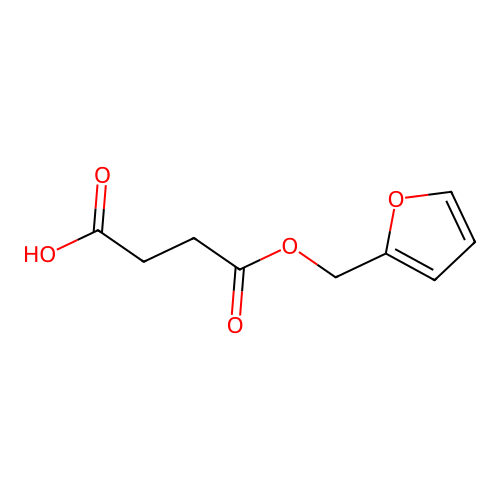 4-(Furan-2-ylmethoxy)-4-oxobutanoic acid structure