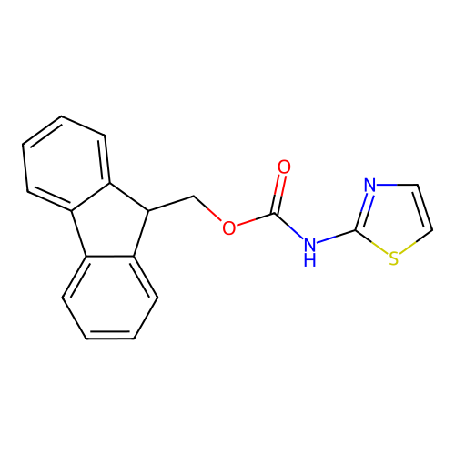 (9H-Fluoren-9-yl)methyl thiazol-2-ylcarbamate structure