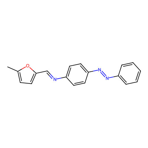 Benzenamine, N-[(5-methyl-2-furanyl)methylene]-4-(2-phenyldiazenyl)- structure
