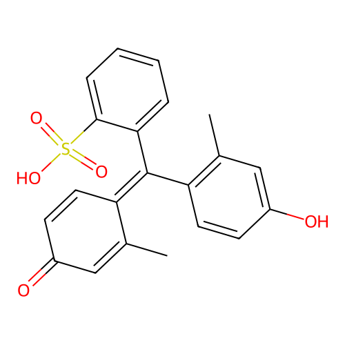 m-Kresolsulfophthalein structure