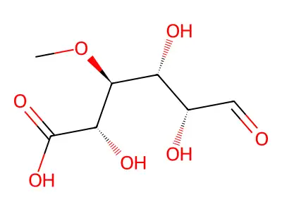 4-O-甲基葡萄糖醛酸 structure