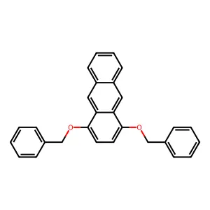 1,4-Bis(benzyloxy)anthracene structure