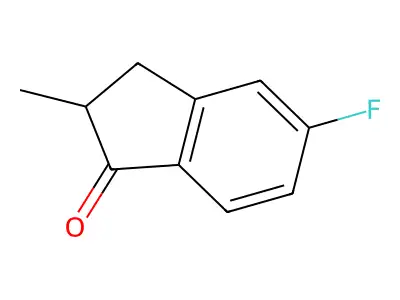 5-Fluoro-2-methylindan-1-one structure
