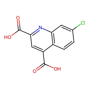 7-氯喹啉-2,4-二甲酸 structure