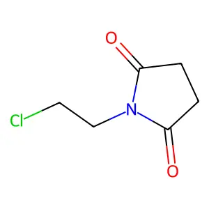 2,5-Pyrrolidinedione, 1-(2-chloroethyl)- structure