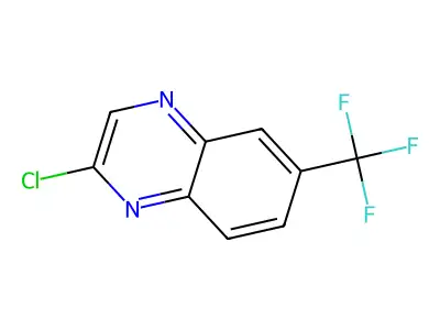 2-Chloro-6-(trifluoromethyl)quinoxaline structure