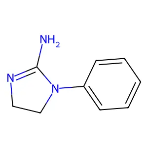 4,5-二氢-1-苯基-1H-咪唑-2-胺 structure