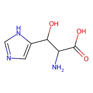 (2S,3R)-beta-Hydroxyhistidine structure