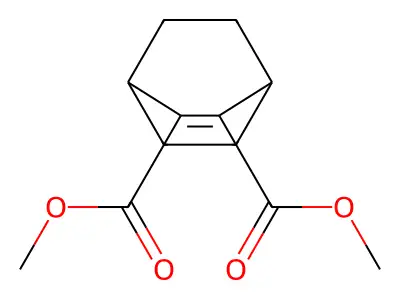 Dimethyl bicyclo[2.2.2]oct-2-ene-2,3-dicarboxylate structure