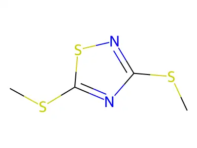 Bis(methylsulfanyl)-1,2,4-thiadiazole structure
