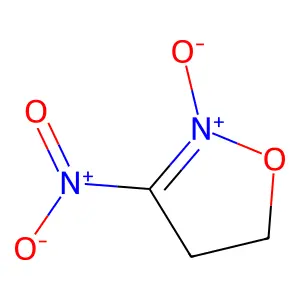 4,5-二氢-3-硝基异噁唑-2-氧化物 structure