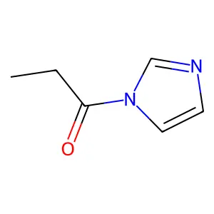 1-(1-oxopropyl)-1H-imidazole structure