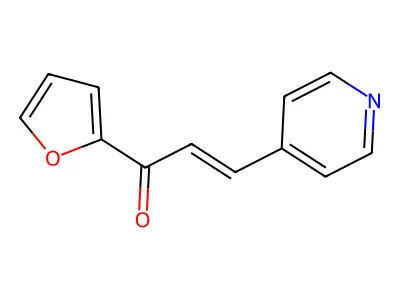 2-Furyl-3-(4-pyridyl)-2-propene-1-one structure