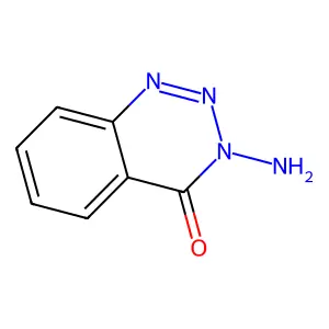 3-Amino-1,2,3-benzotriazin-4-one structure