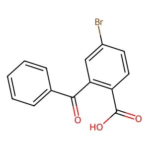 2-Benzoyl-4-bromobenzoic acid structure