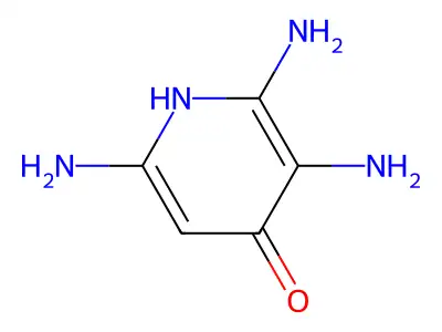 2,3,6-Triaminopyridin-4-ol structure
