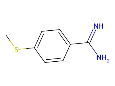 4-Methylsulfanyl-benzamidine structure