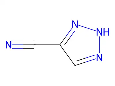 1H-1,2,3-triazole-4-carbonitrile structure