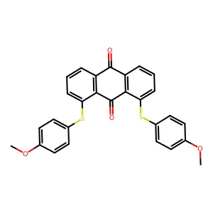 2-(4-Phenyl-1-piperazinyl)-5-phenylbicyclo(3.3.1)nonan-9-one hydrochloride structure