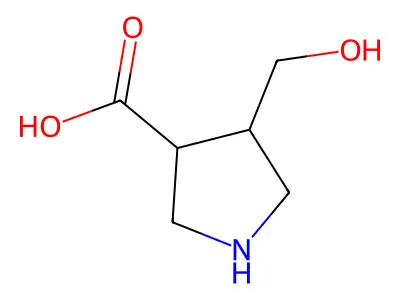 4-Hydroxymethyl-Pyrrolidine-3-Carboxylic Acid structure