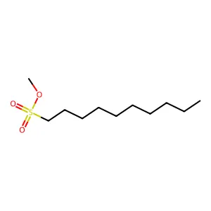 Decyl methanesulfonate structure