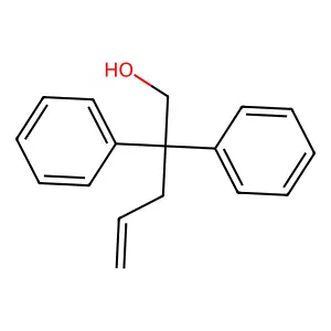2,2-Diphenylpent-4-en-1-ol structure